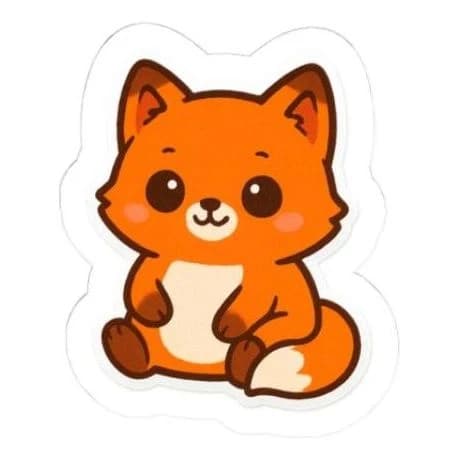 Biscuit, 3-inch sticker