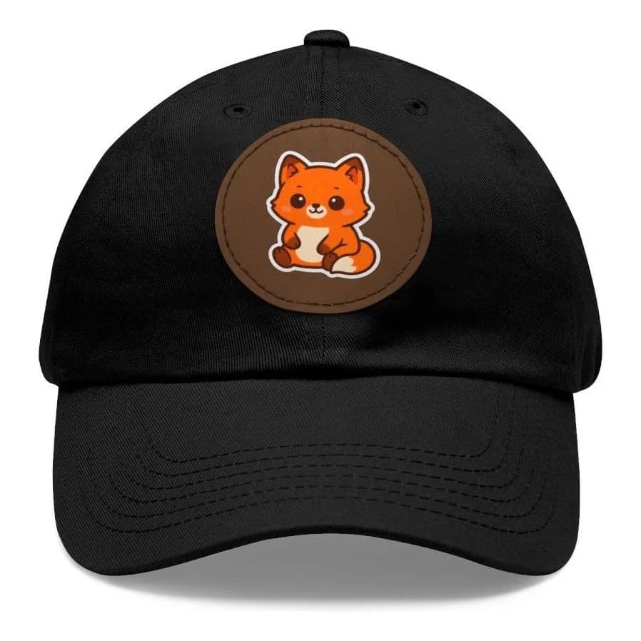 Biscuit, Dad hat with leather patch
