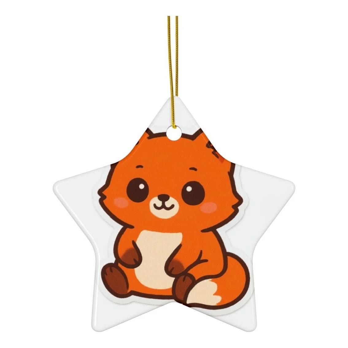 Biscuit, Ceramic ornament 4-pack