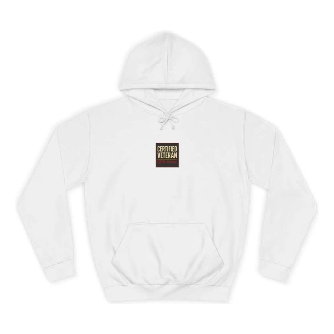 Certified Veteran · DD-214 + back pain, Pullover hoodie (S)