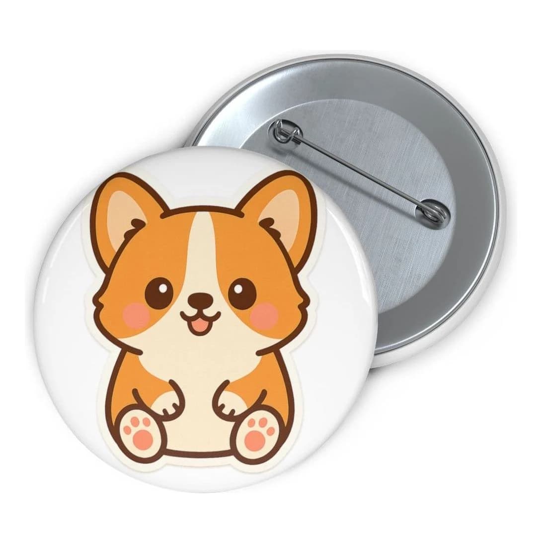 Dumpling, 2.25" pin button