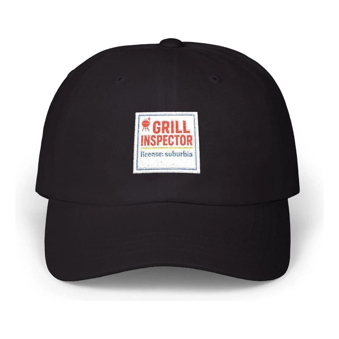 Grill Inspector · License: Suburbia, Embroidered dad hat