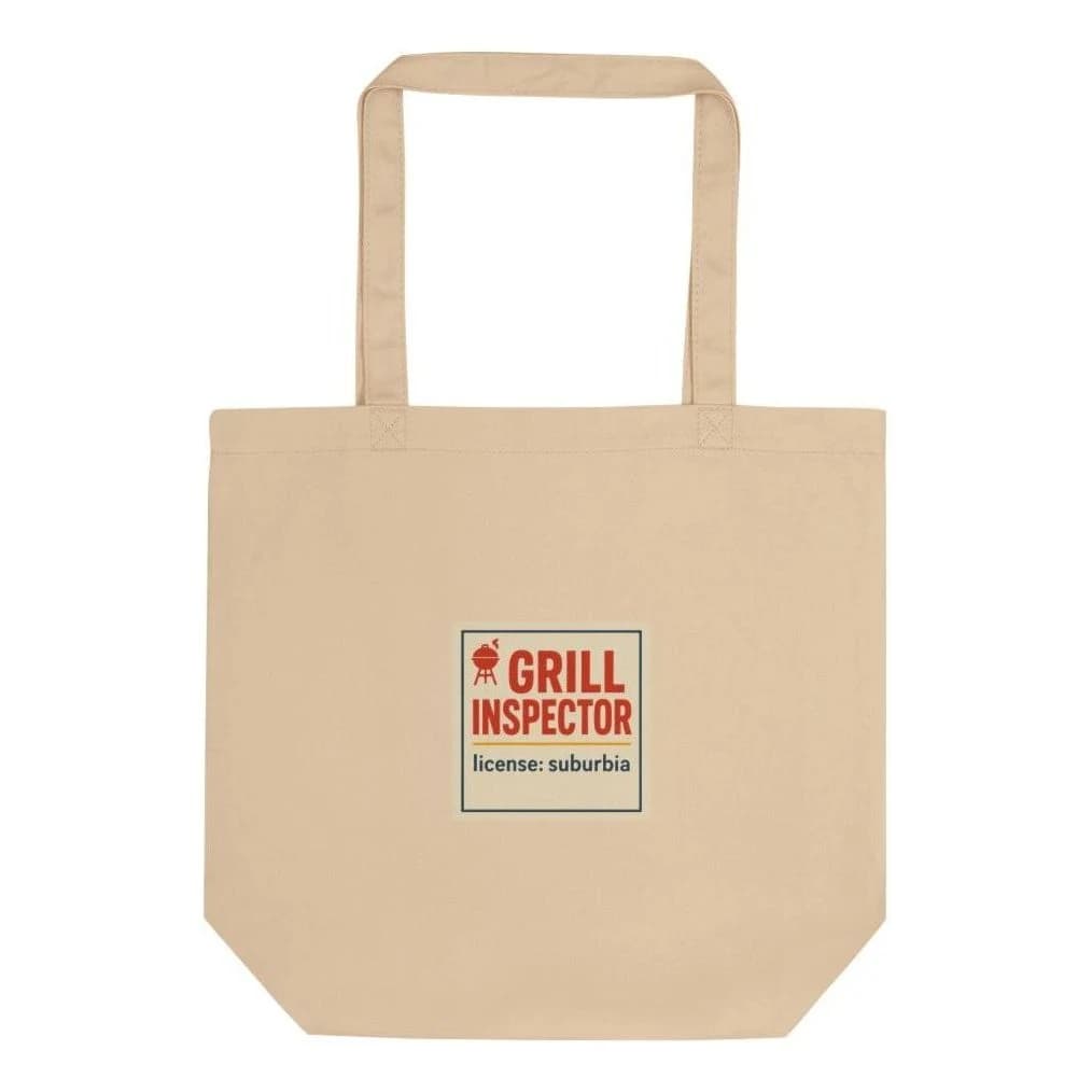 Grill Inspector · License: Suburbia, Cotton tote bag