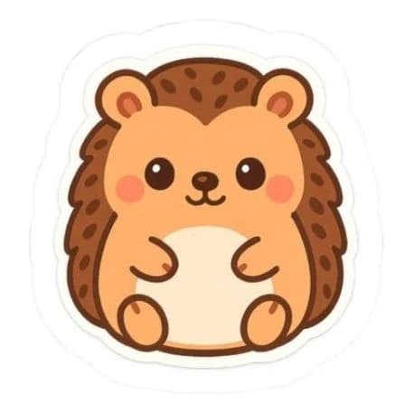 Hedge, 3-inch sticker