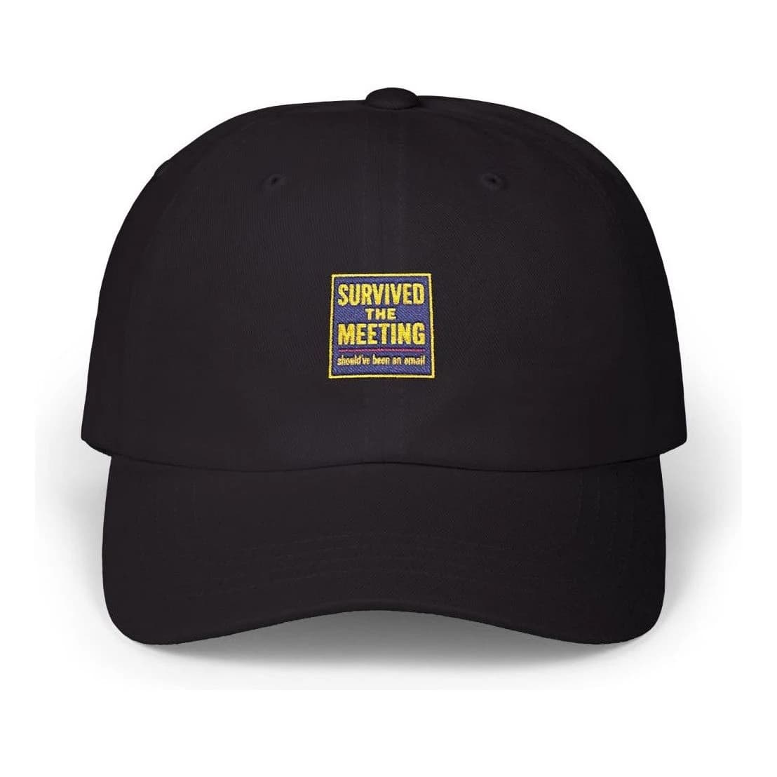 Survived the meeting, Embroidered dad hat