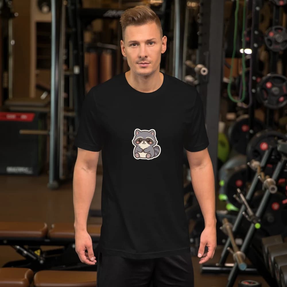 Mag the Raccoon Heavyweight Tee mockup