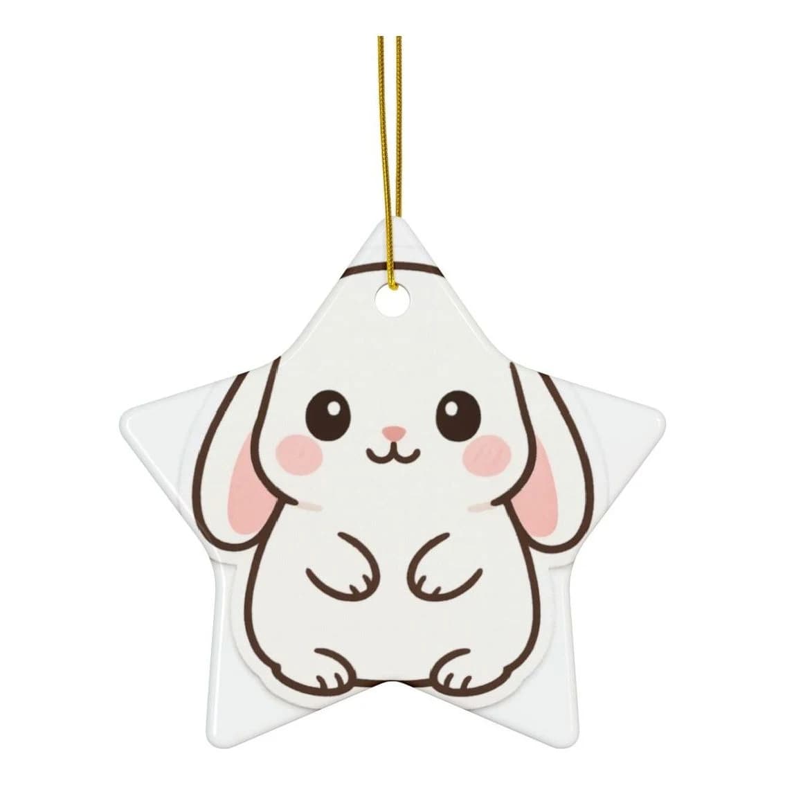Mochi, Ceramic ornament 4-pack