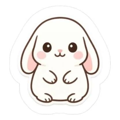 Mochi, 8" car/laptop decal