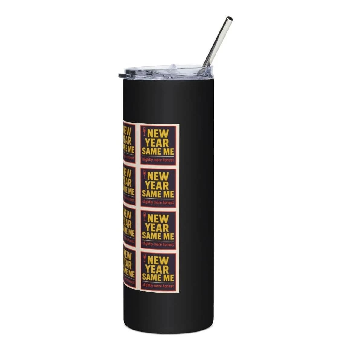 New year · same me, 20oz stainless tumbler