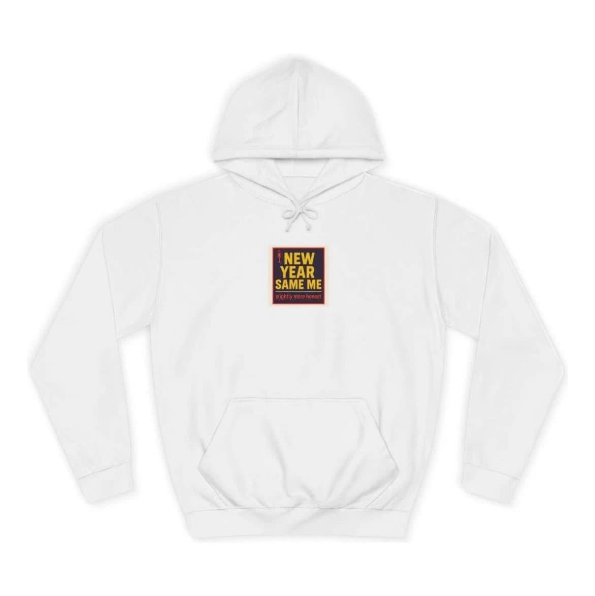 New year · same me, Pullover hoodie (S)