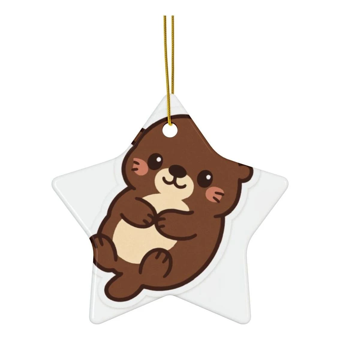Otterbear, Ceramic ornament 4-pack