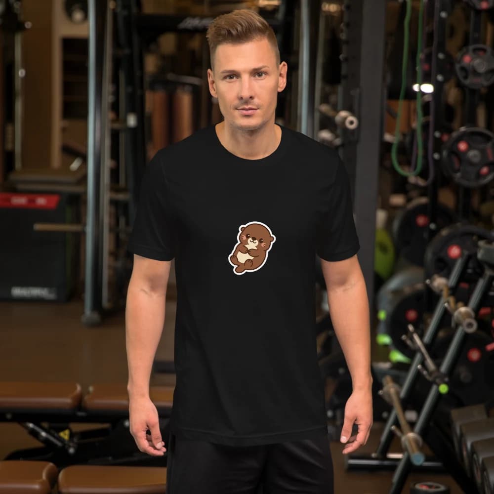 Otterbear the Otter Heavyweight Tee mockup