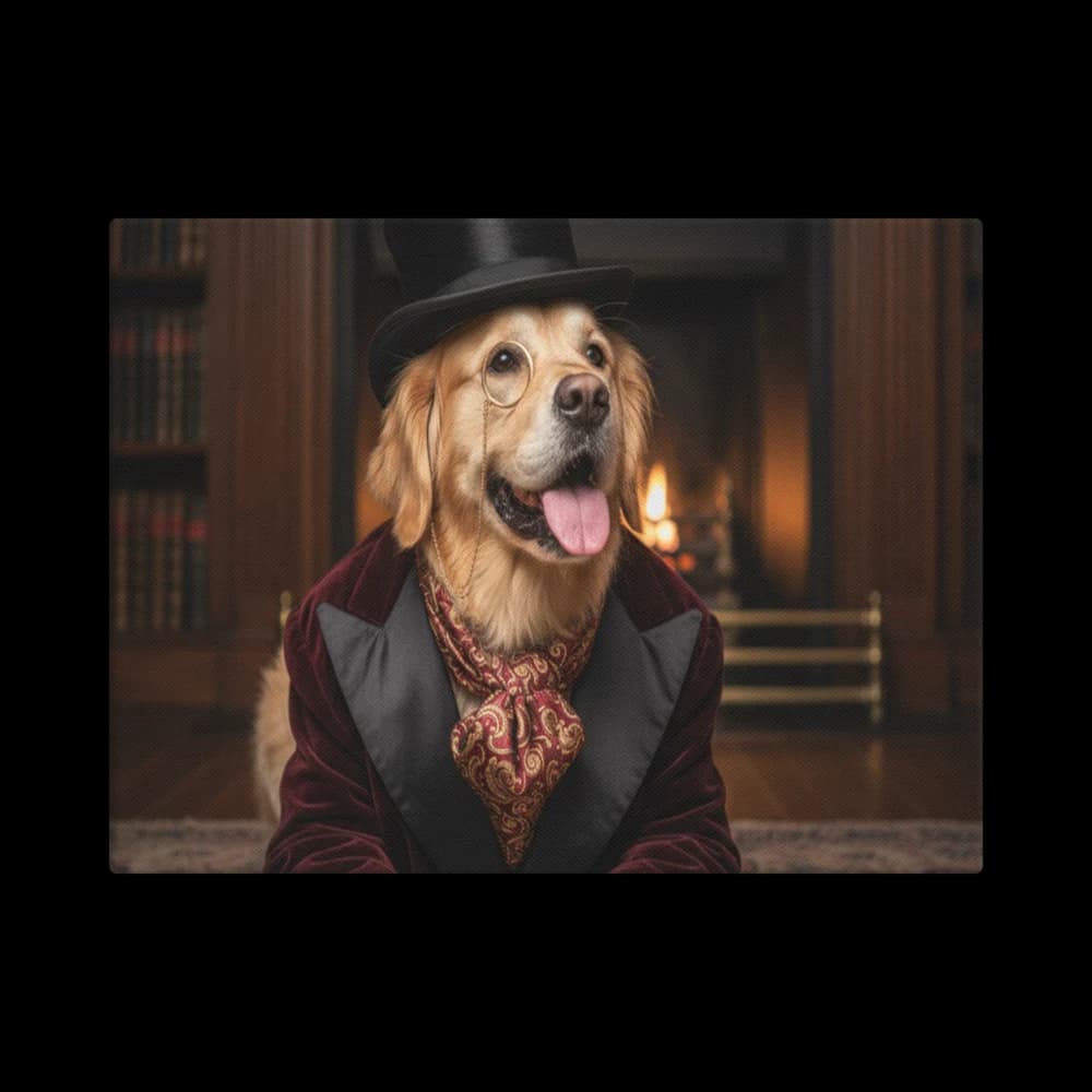 Pet Portrait — 12×16 Canvas mockup