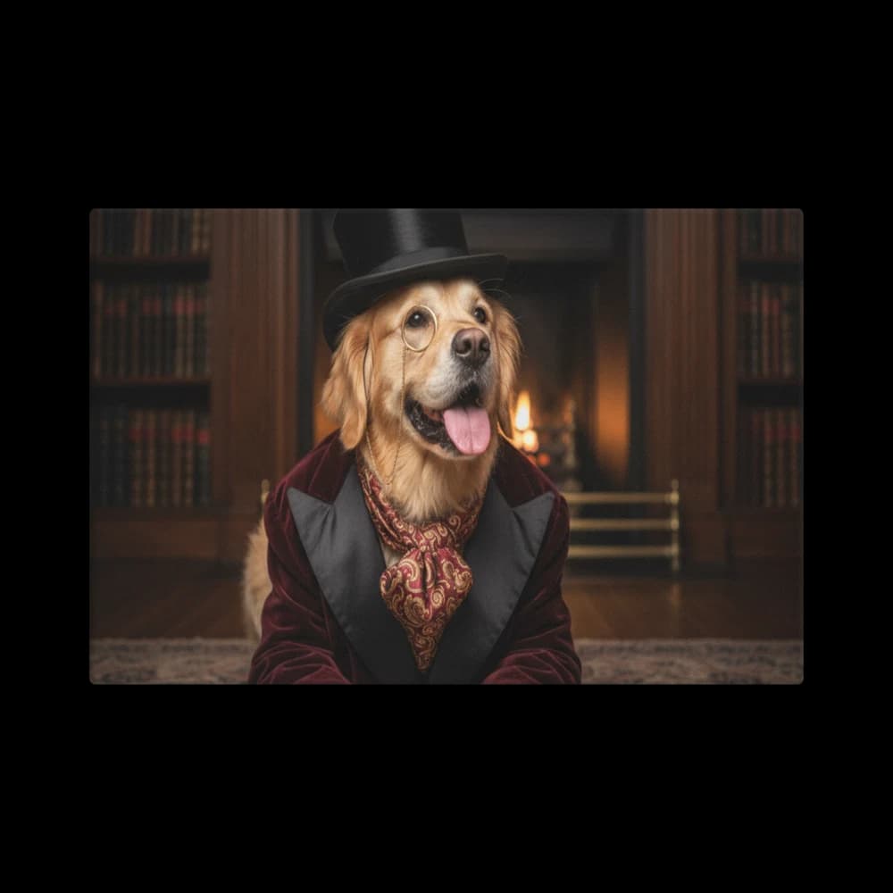 Pet Portrait — 24×36 Canvas mockup