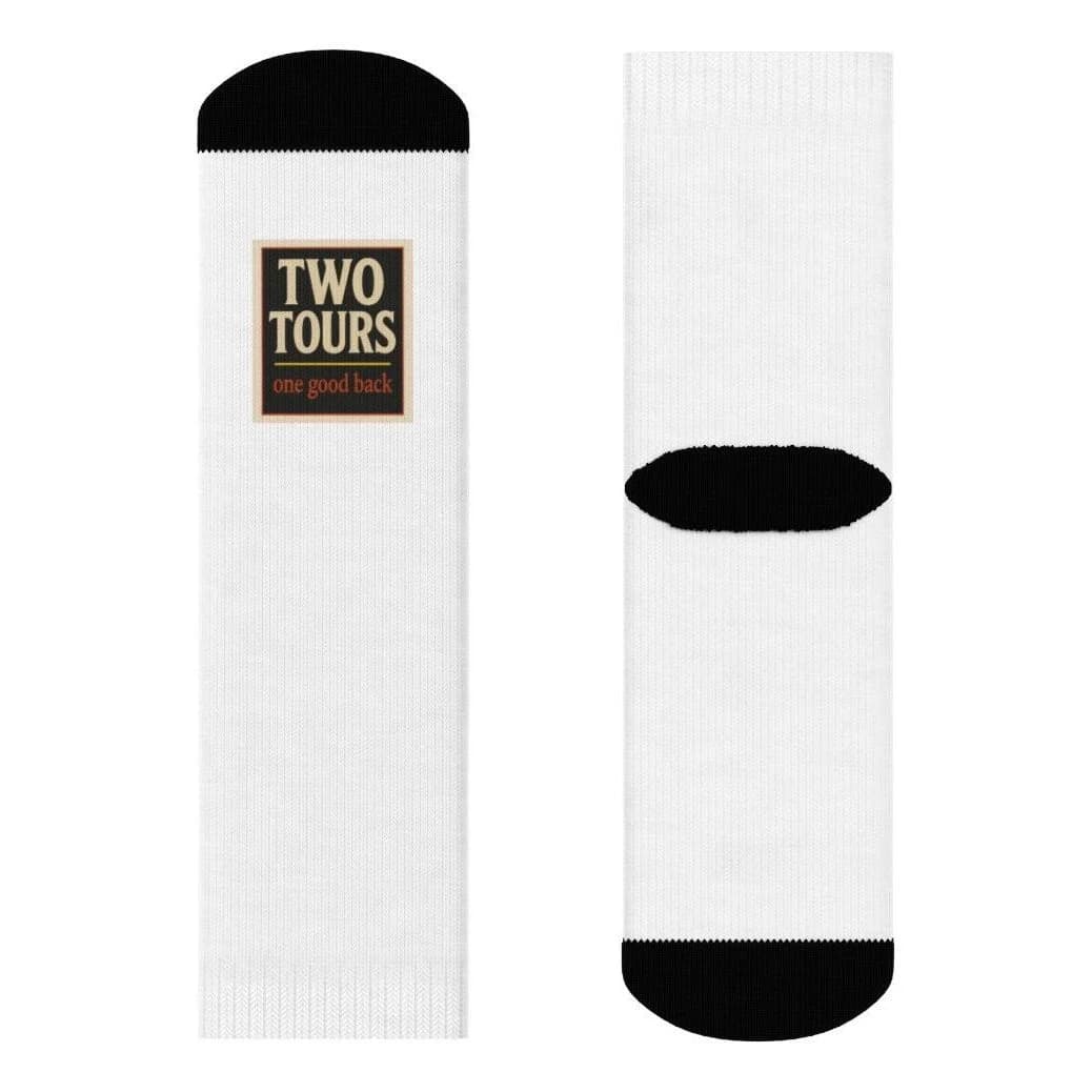 Two tours, one good back, All-over print socks