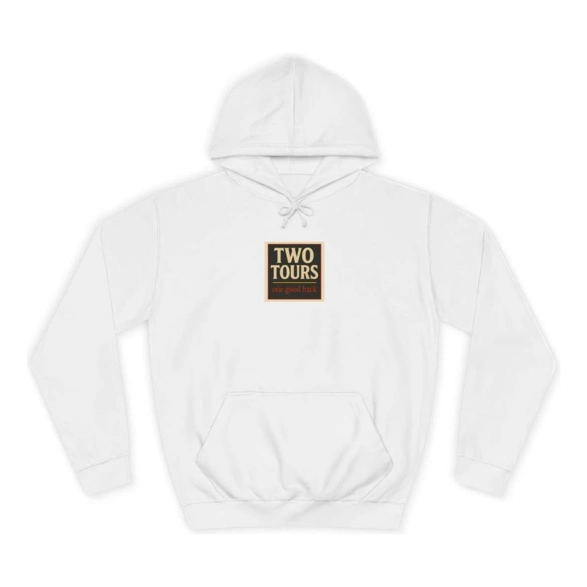 Two tours, one good back, Pullover hoodie (S)