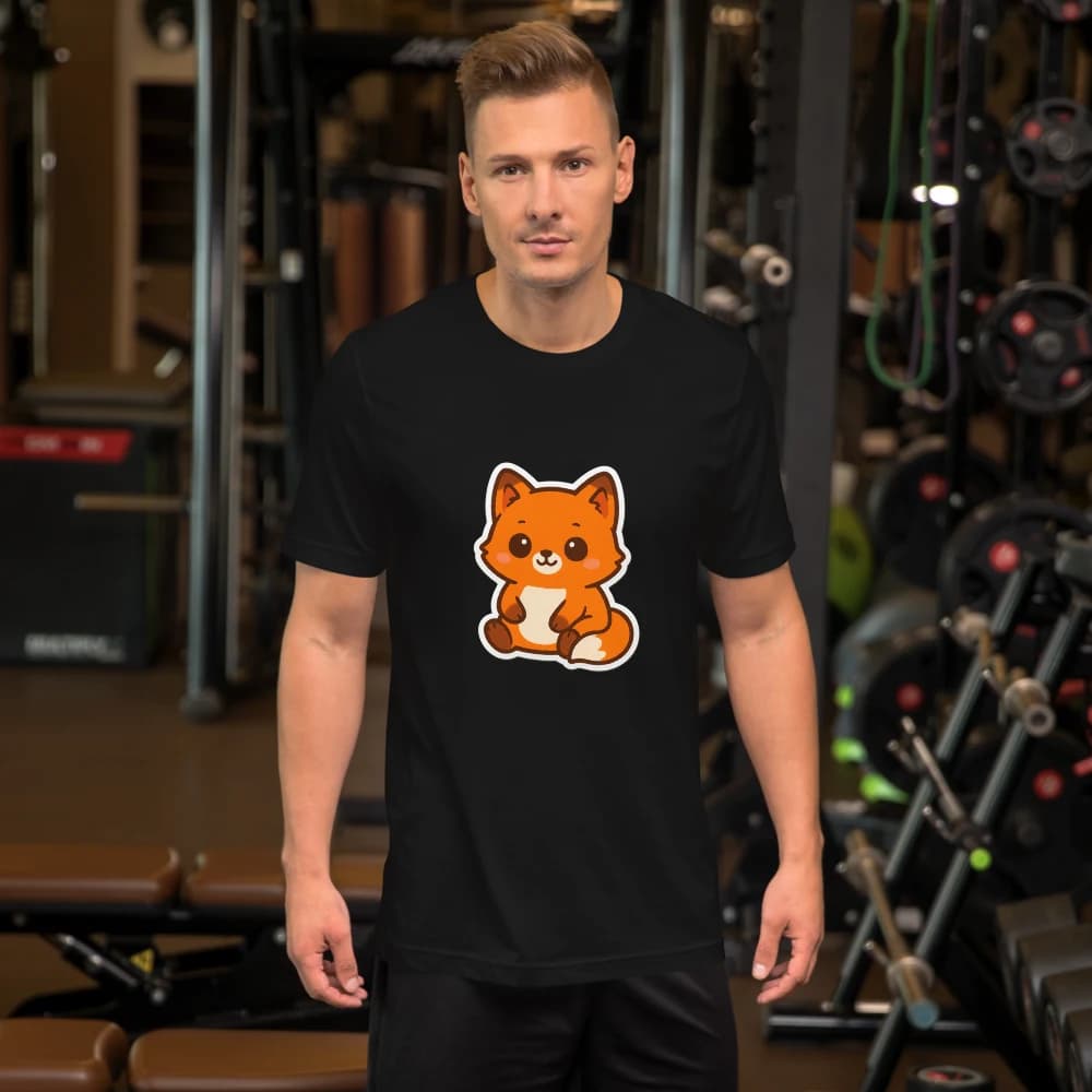 Biscuit the Fox Heavyweight Tee