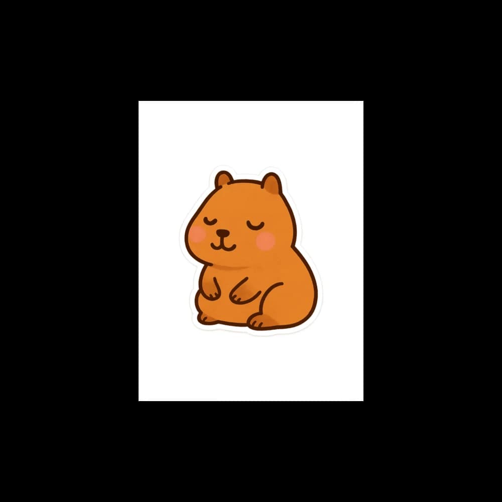 Capy the Capybara Premium Poster