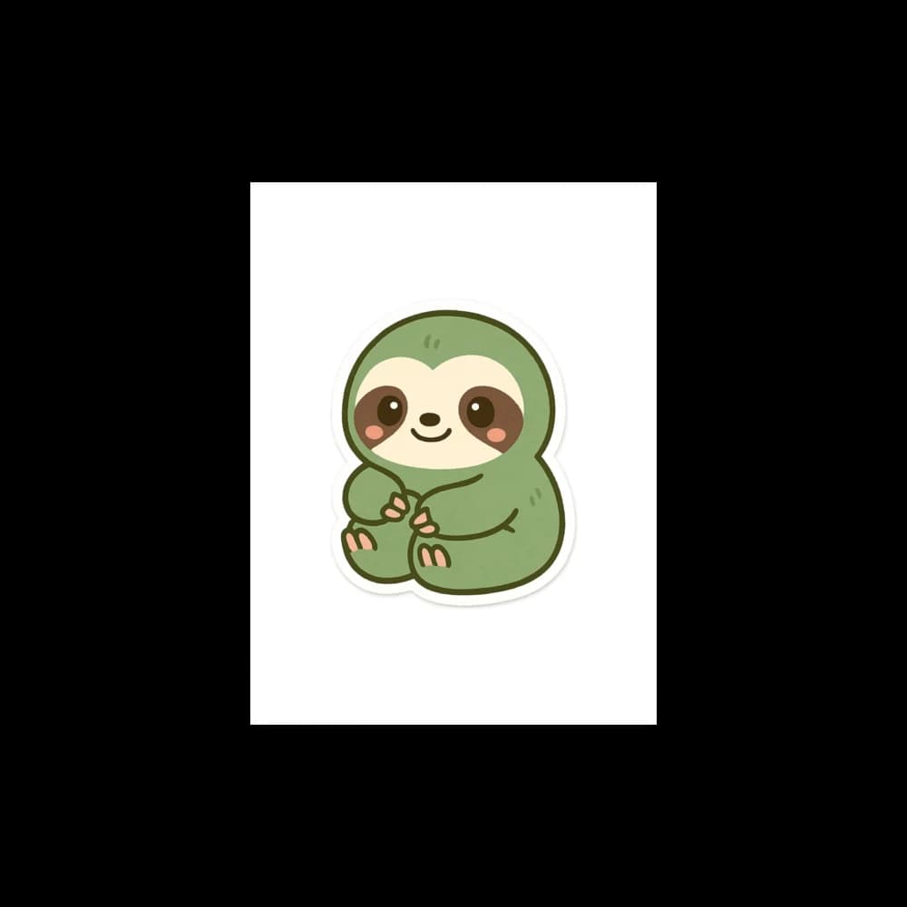 Cling the Sloth Premium Poster
