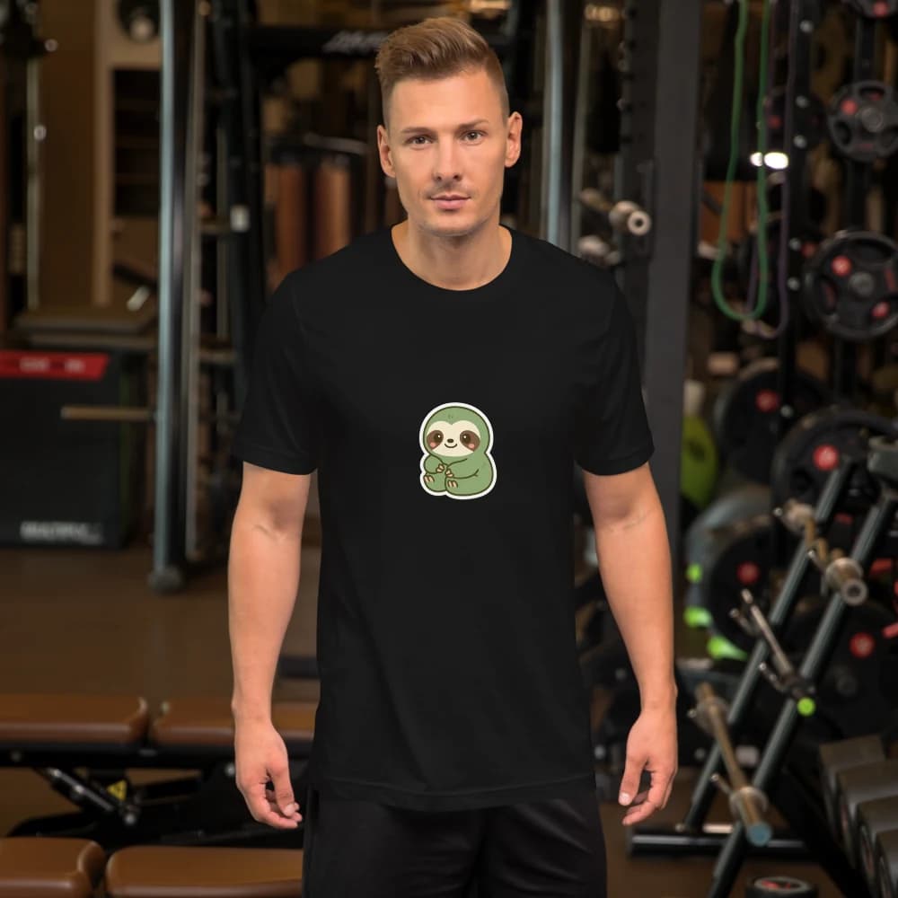 Cling the Sloth Heavyweight Tee mockup