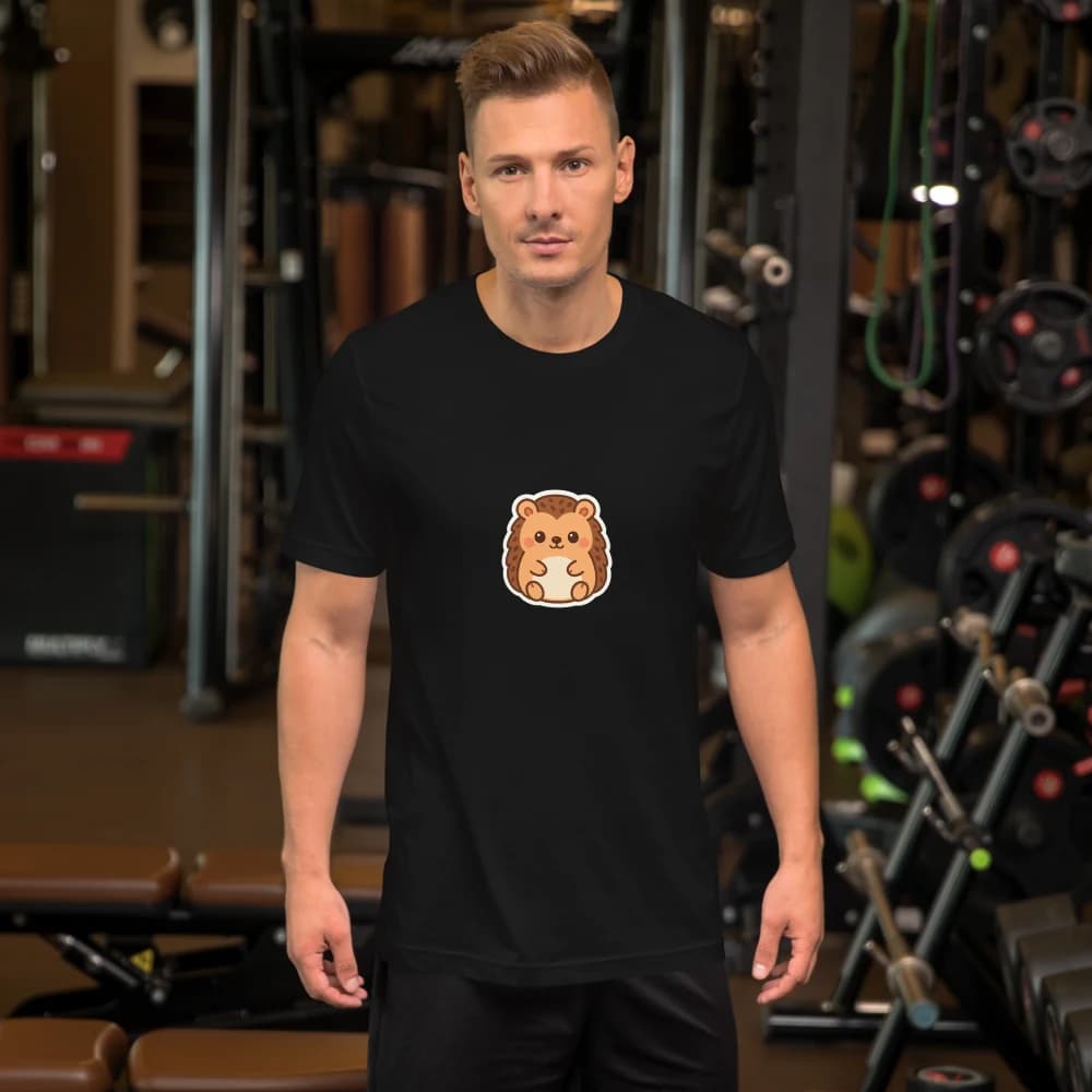 Hedge the Hedgehog Heavyweight Tee mockup
