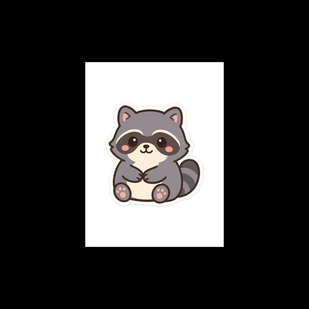 Mag the Raccoon Premium Poster