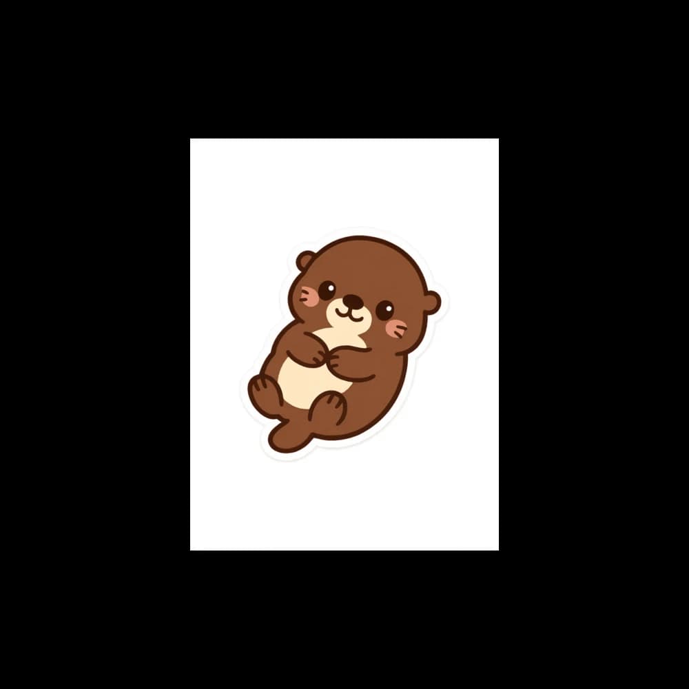 Otterbear the Otter Premium Poster